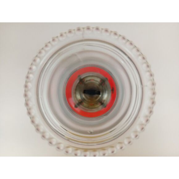 Unique Vintage Candy Red Oil Lamp With Clear Glass Chimney Fully Functional - Picture 2 of 9